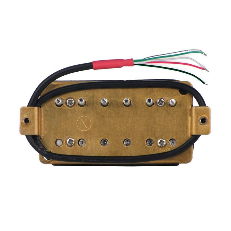 FLEOR Electric Guitar Humbucker Pickups Ceramic Double Coil Guitar Bridge Pickup & Neck Pickups Set-Black - Image 2